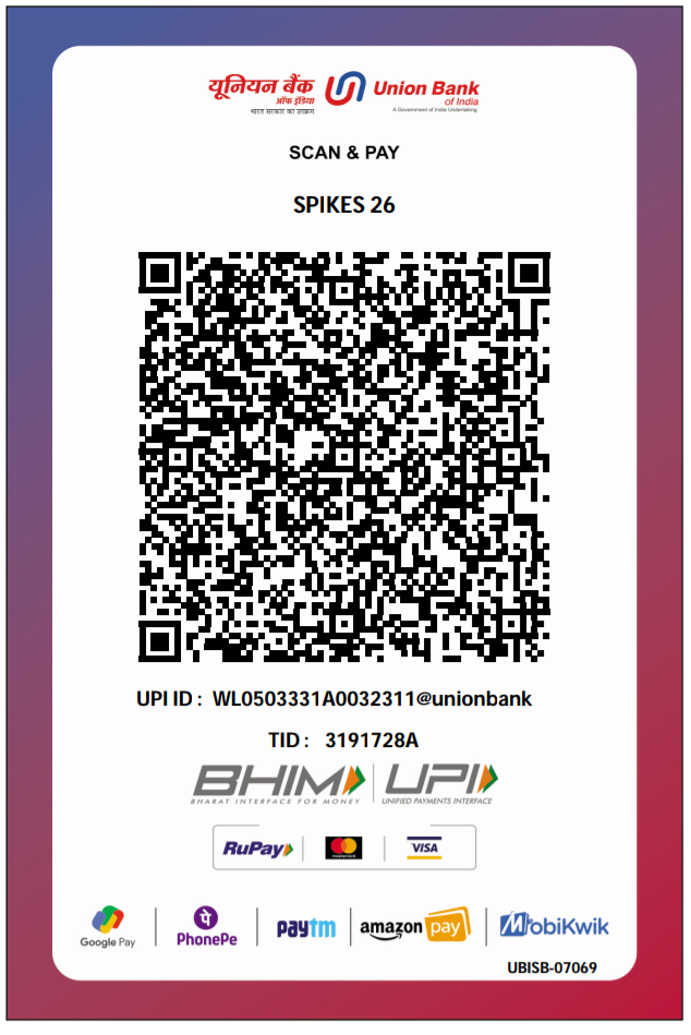 SPIKES 26 Payment QR
